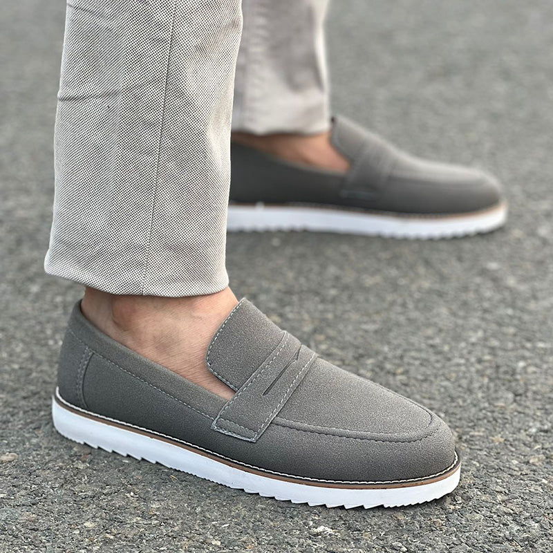 The High Grey Sueded Shoes
