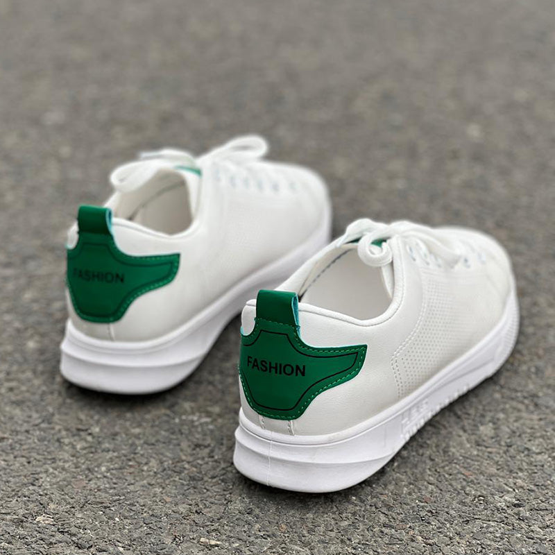 White Retro Sneaker