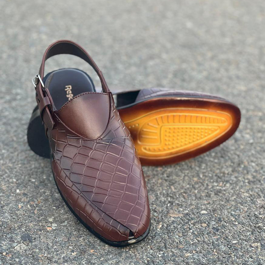 Hand Stitched Textured Maroon Kheri