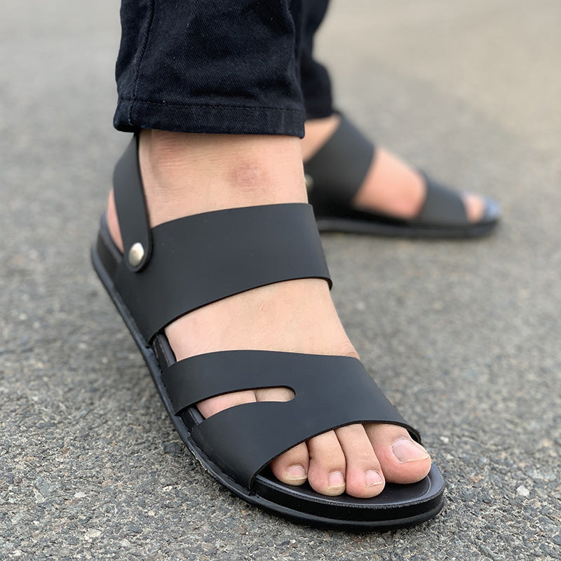 The Black Camello Sandal