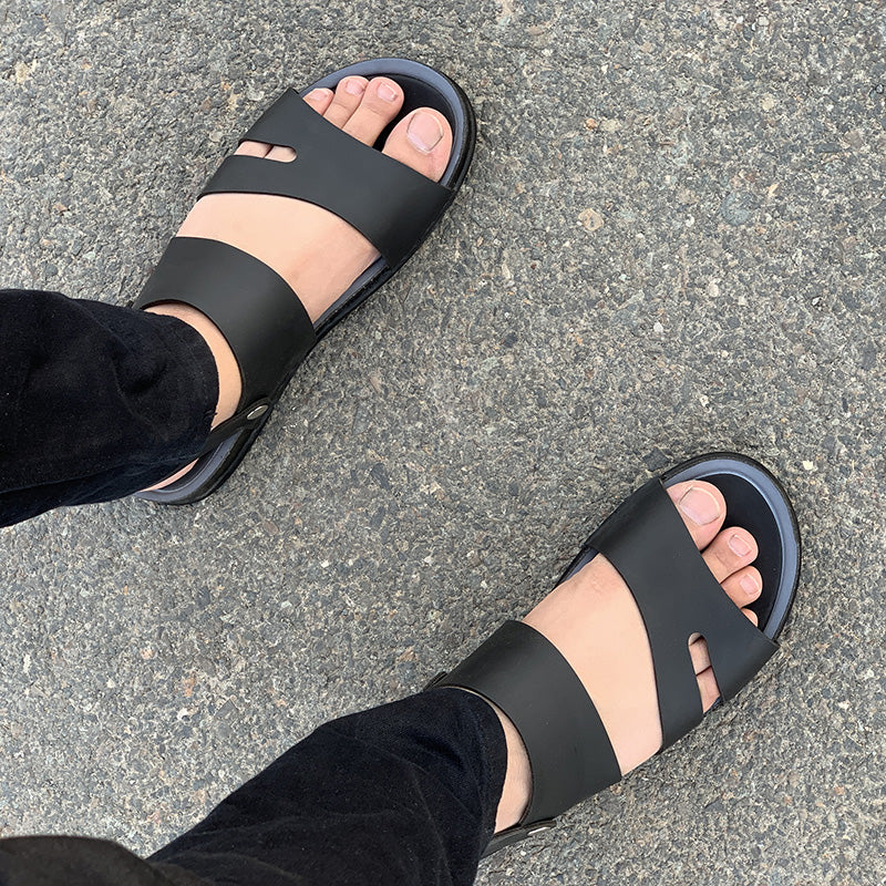 The Black Camello Sandal