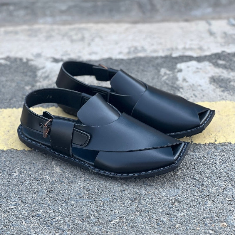 Hand Stitched Black Kheri