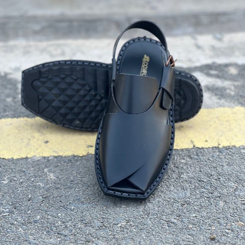 Hand Stitched Black Kheri