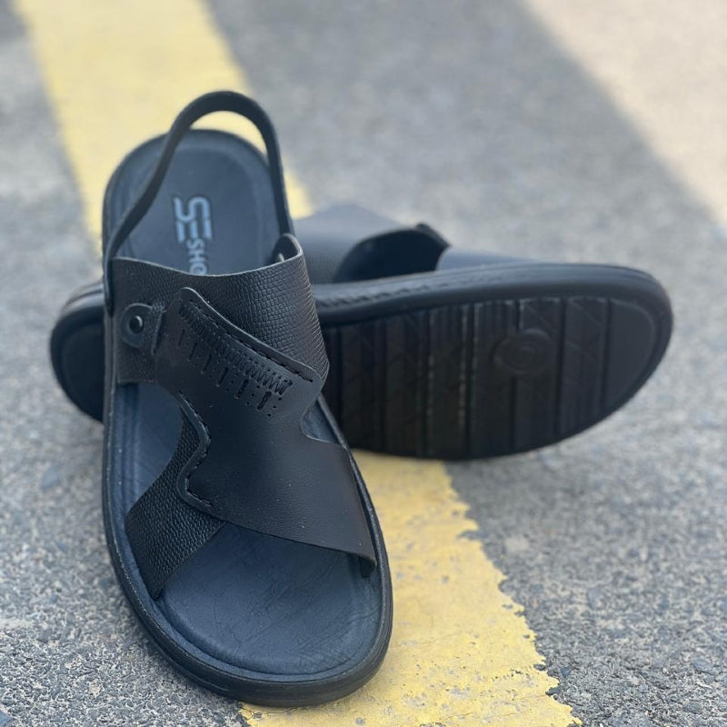 Black Comfy Sandals